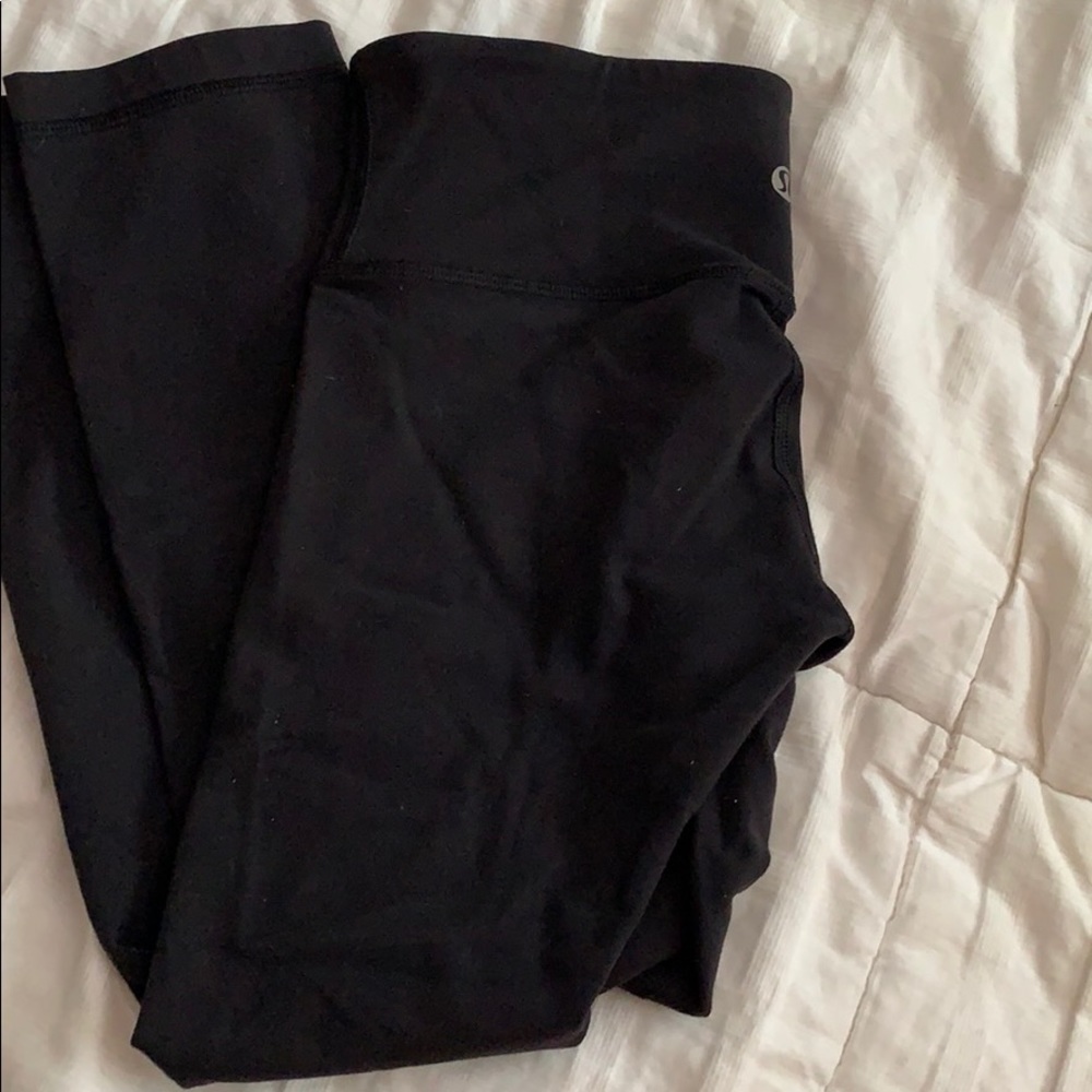 Black leggings - Capri length